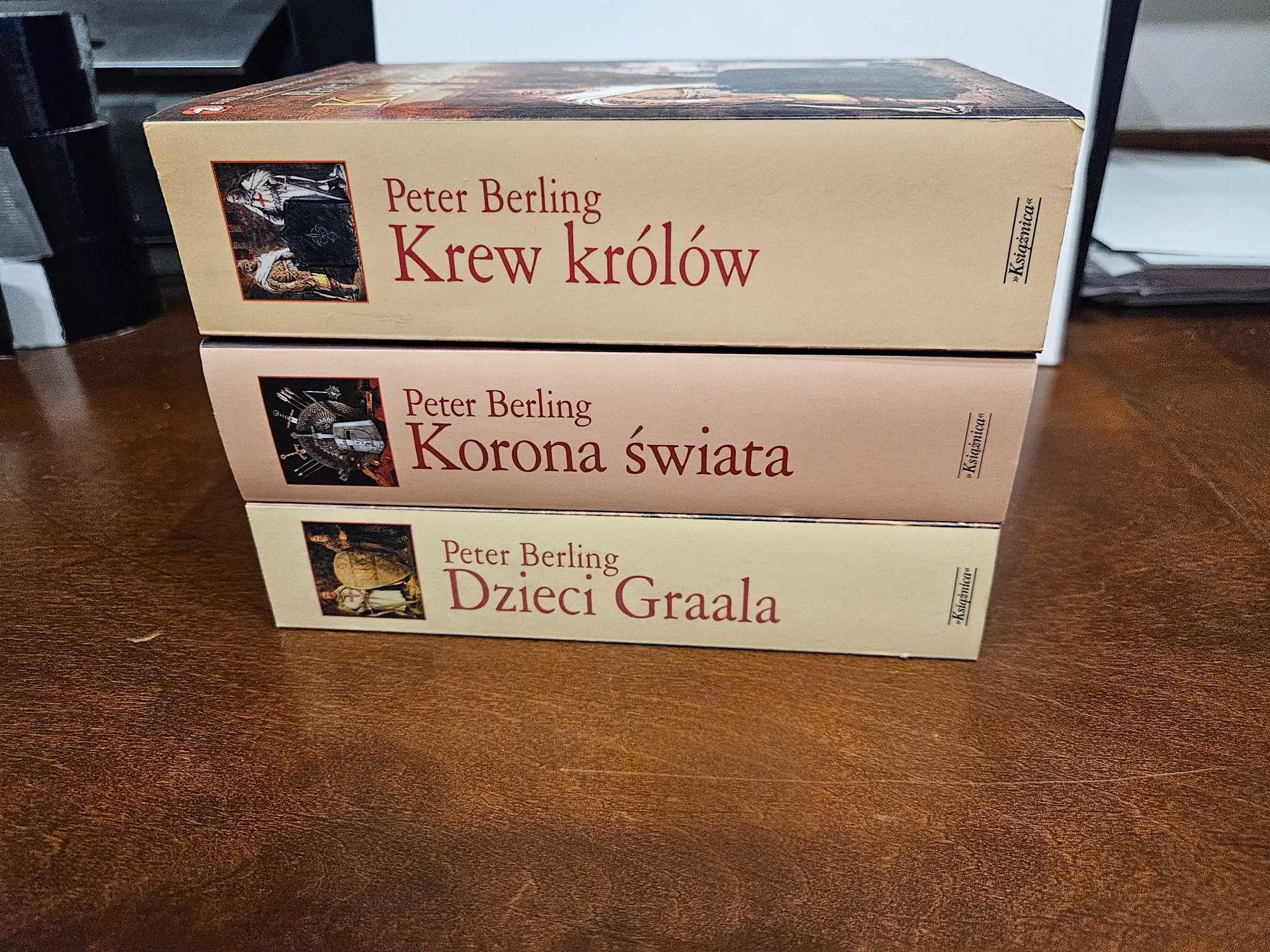 Berling Peter - Trylogia : Dzieci Graala, Krew królów, Korona świata