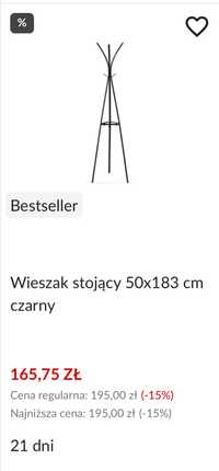 Wieszak stojący