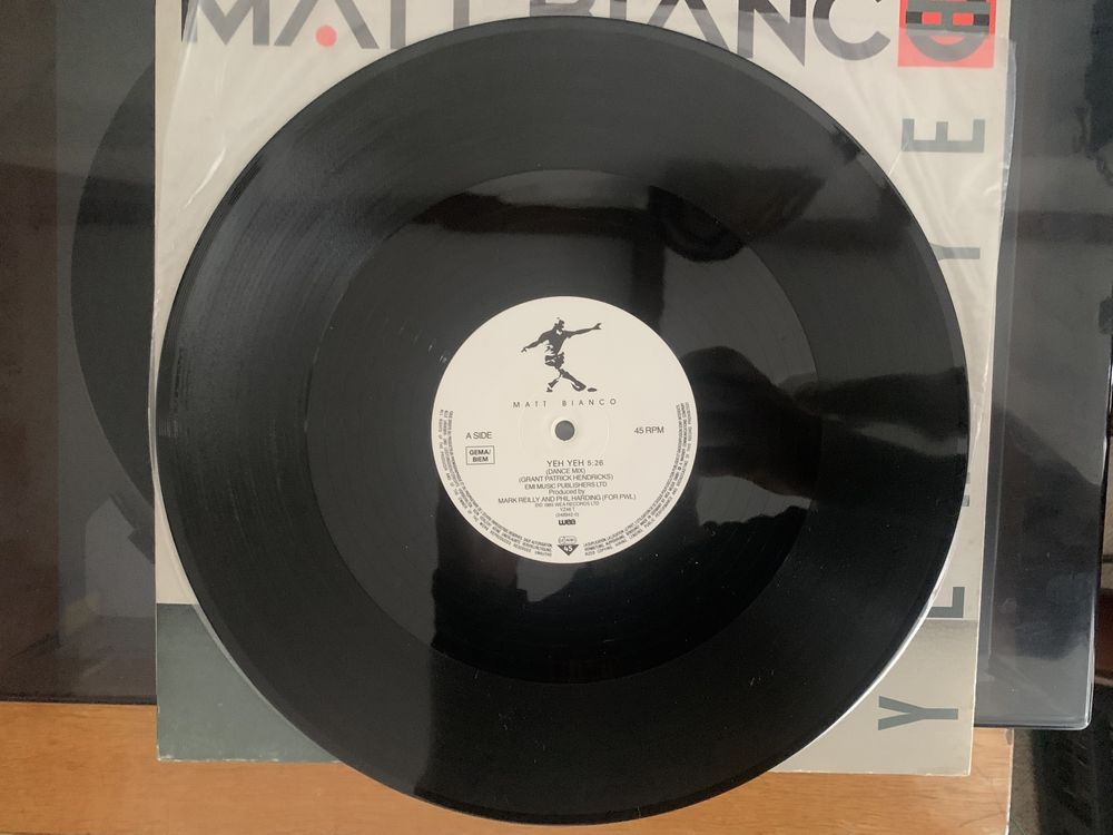 Пластинка Matt Bianco - Yeh Yeh 12” Maxi-Single 1985 WEA Germany 1985