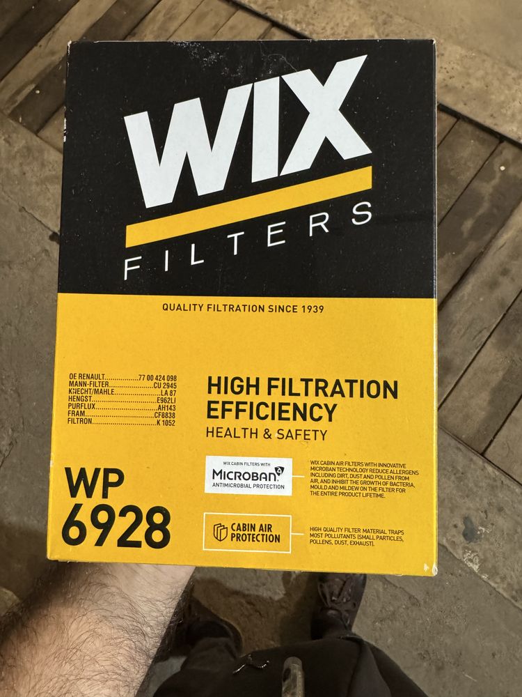 Фільтр салону wix wp6928