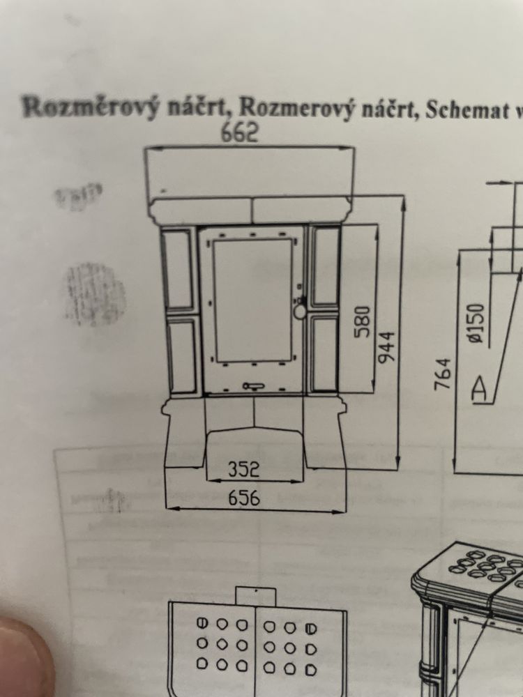 Kominek piec kaflowy wolnostojący śliczny !