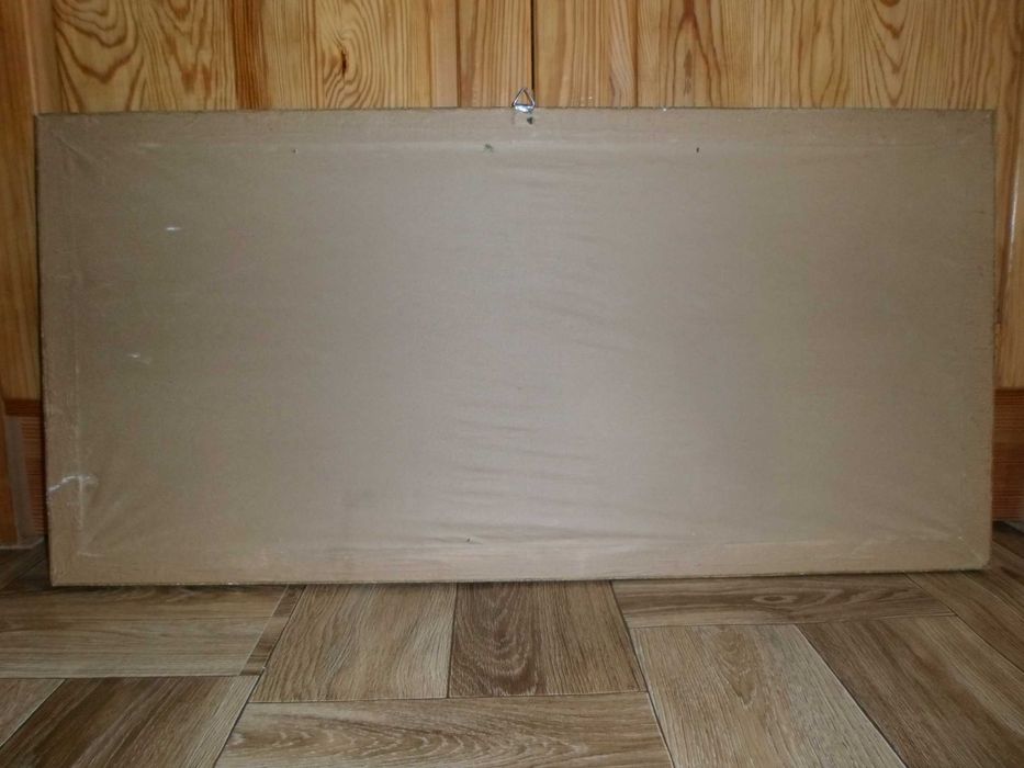 "Scena rodzajowa" - obraz, stary oleodruk w ramie drewnianej za szkłem