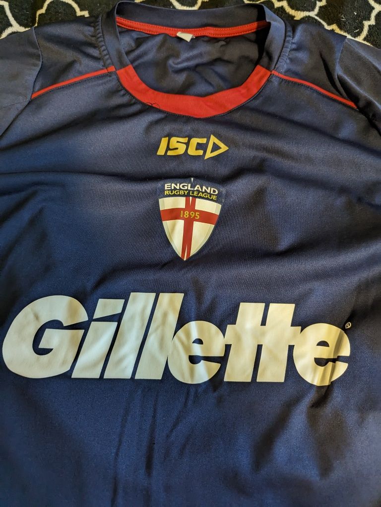 Koszulka męska sportowa Gillette ISC Rugby League England 1895