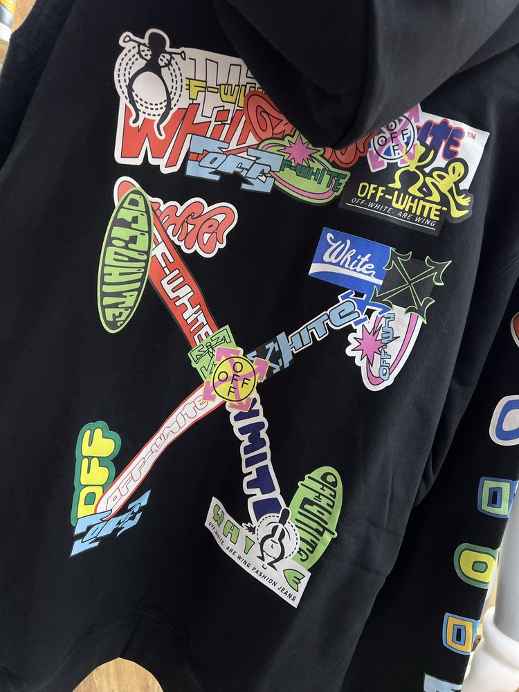 Худі Off-White Graphic Print Black