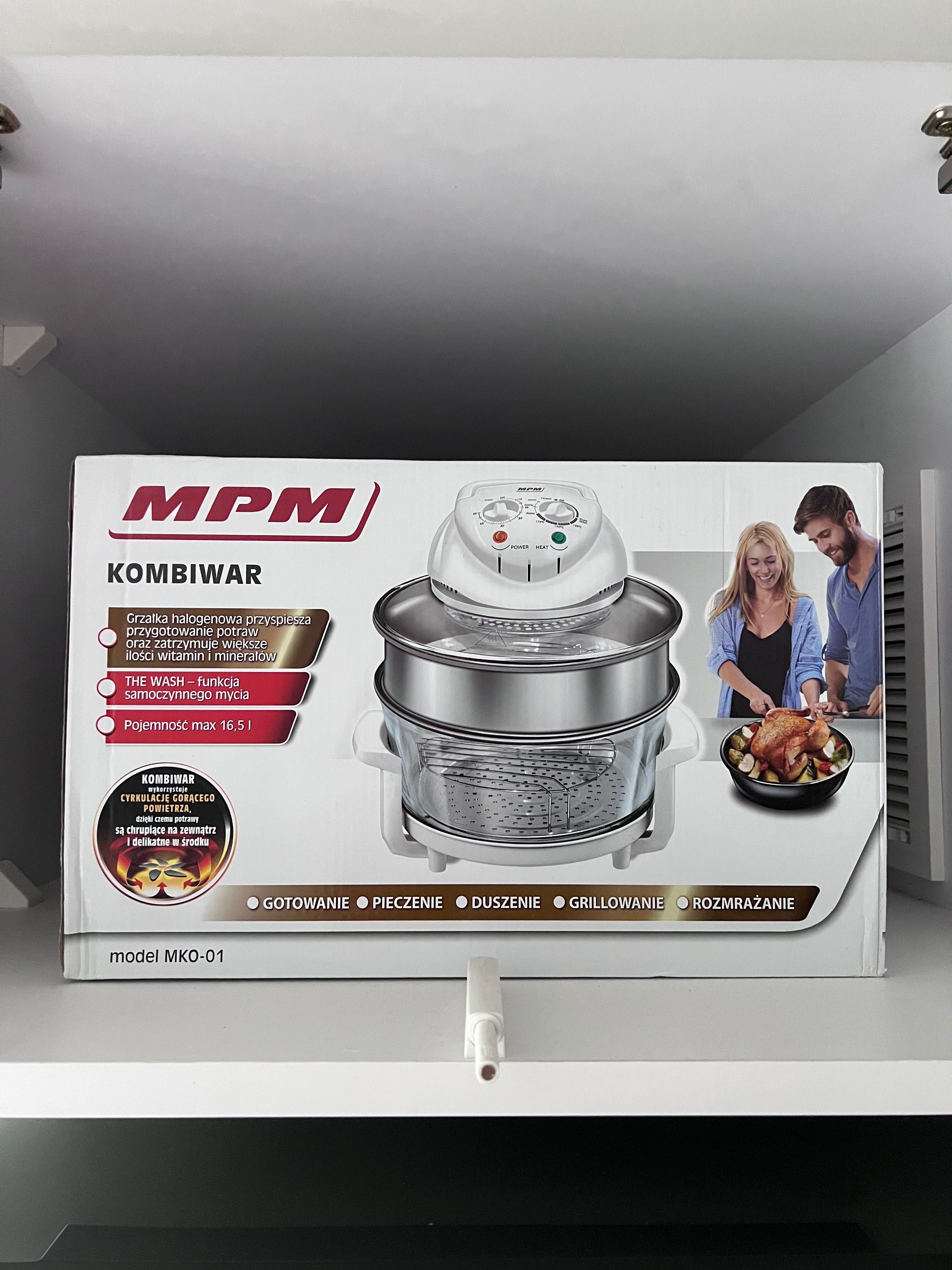 Sprzedam nowy kombiwar MPM MKO-01 16.5 l biały 1400 W nowy