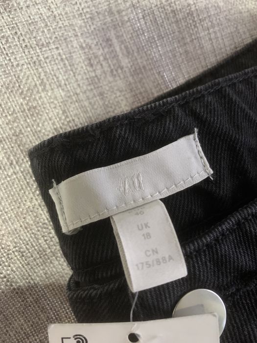 Джинси  мом  H&M чорні