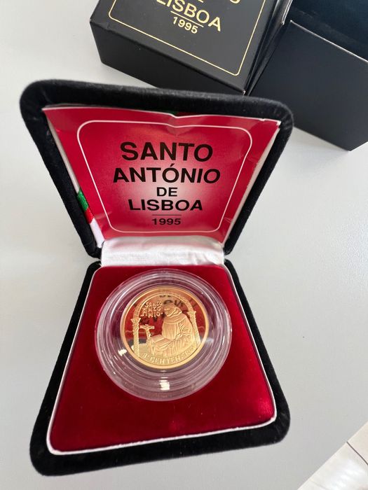 Moeda Ouro. Santo António De Lisboa