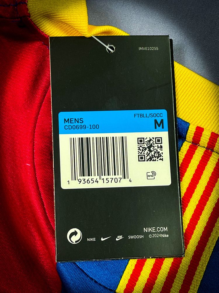 Vintage T-shirt David Villa #7 Barcelona Nike Dri-Fit Champions League