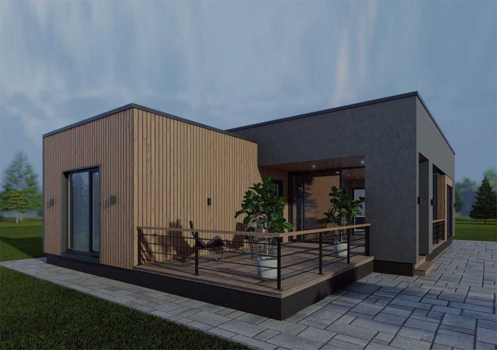 Енергоефективний будинок 116 м2 за 45 днів з СІП панелей в Березані