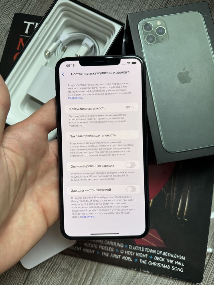 Офіційний iphone 11 pro max 512 gb 99% акумулятор новий