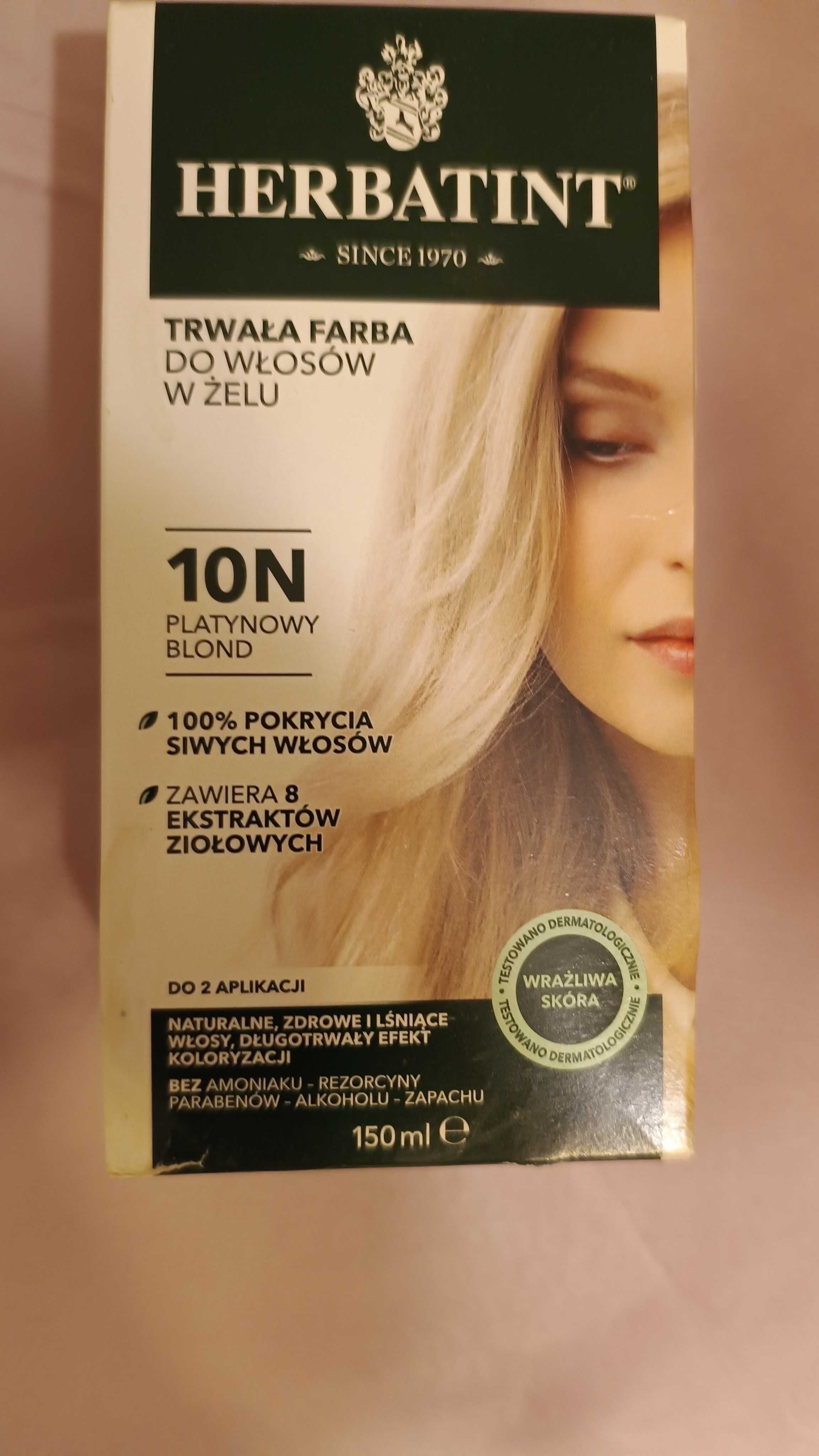 Herbatint farba do włosów 10N platynowy blond