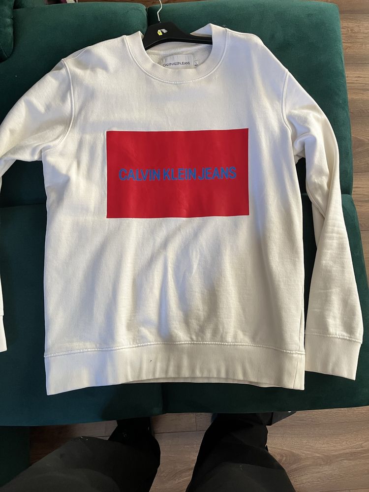 Bluza meska Calvin Klein biala