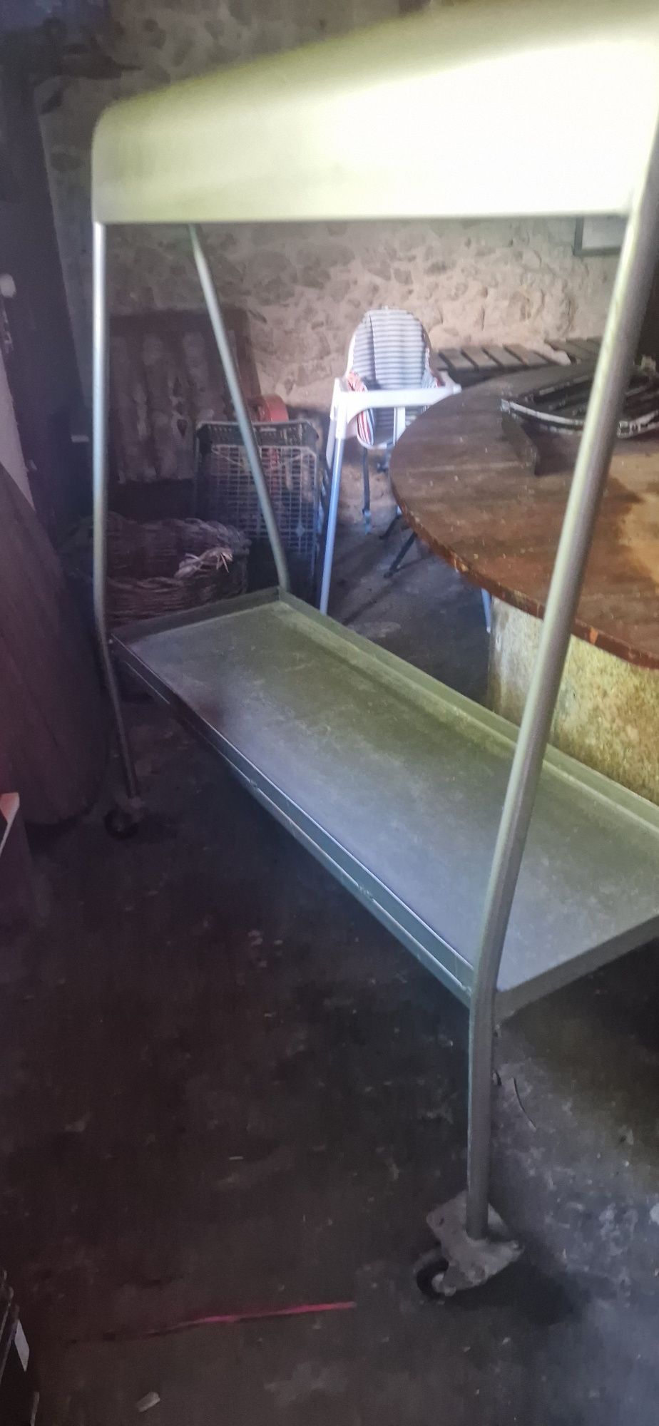 Carrinho Industrial de secar peles vintage