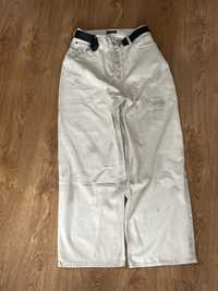 Balenciaga white denim distressted jeans