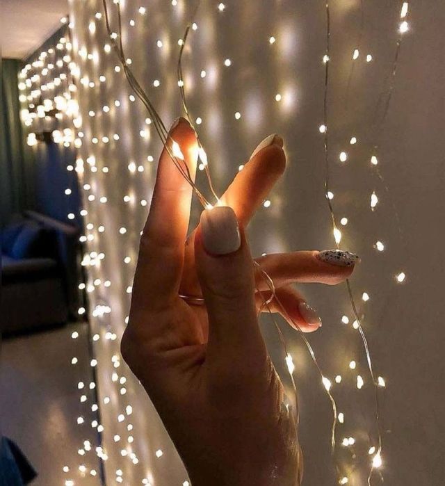 Гірлянда роса шторка