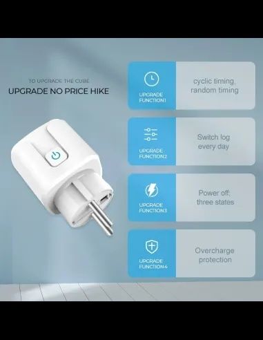 Tomada inteligente WiFi - Com medição de consumo de energia