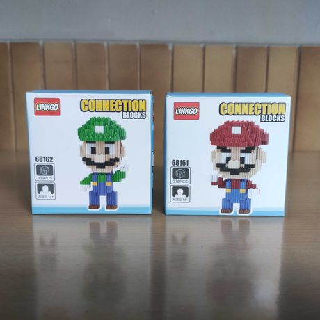 Legos 3D Super Mario e Luigi