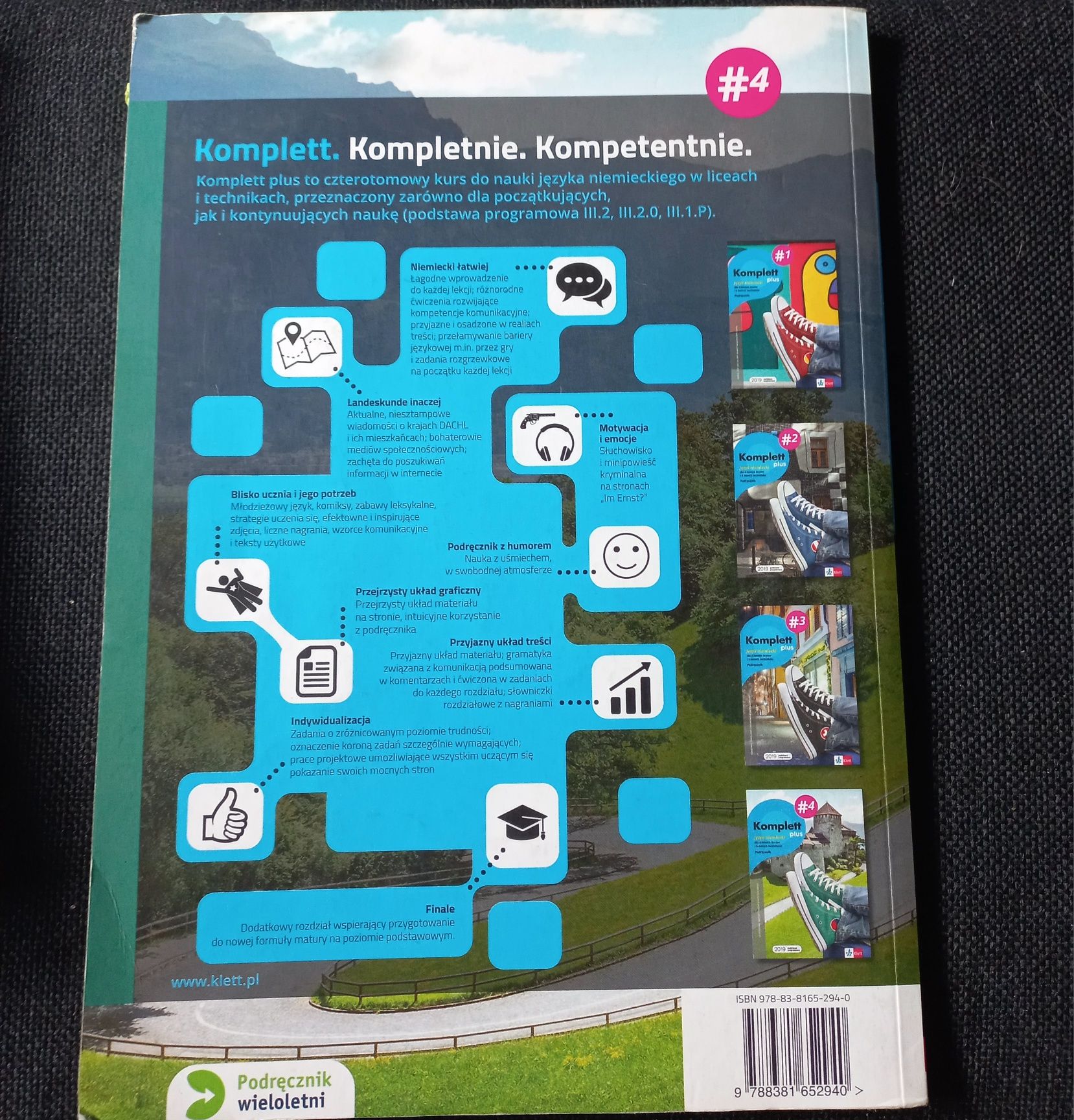 Komplett plus 4, Klett, podręcznik