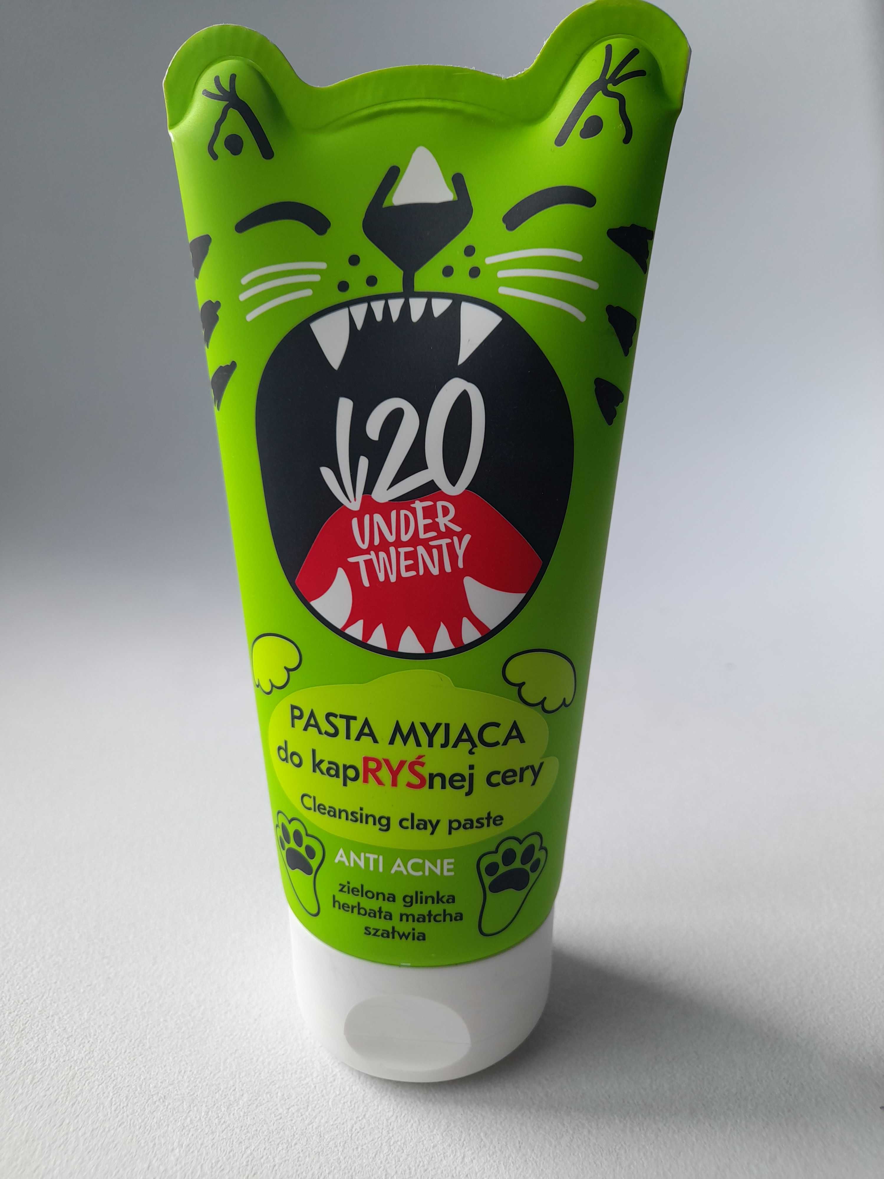 Under Twenty pasta myjąca do kapryśnej cery 150 ml