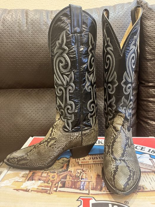 Настоящие ковбойские сапоги Justin