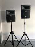 colunas PEAVEY PR10  e amplificador BEHRINGER A500 em excelente estado