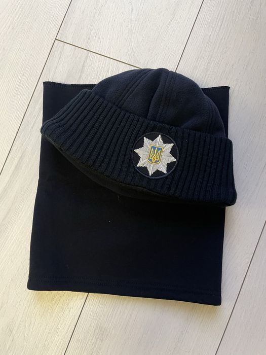 Тактична шапка, хомут шарф поліція