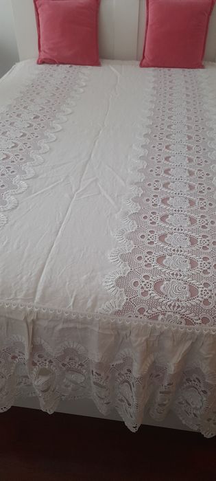 Colcha de Linho cama de casal