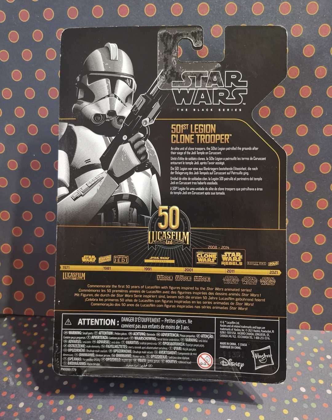 Star Wars 501st  Legion Clone Trooper  Black Series Archive Hasbro