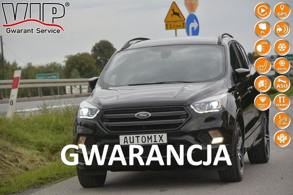 Ford Kuga 1.5TDCI EcoBlue ST Line nawigacja gwarancja przebiegu bezwypadkowy LED