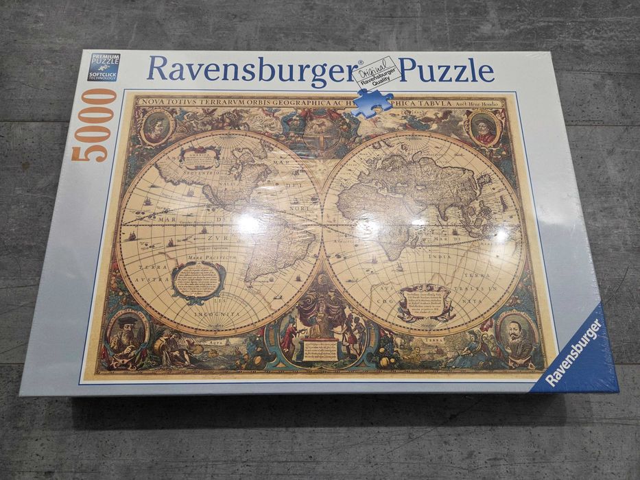 Puzzle Ravensburger 5000 Old Map Stara Mapa NOWE FOLIA