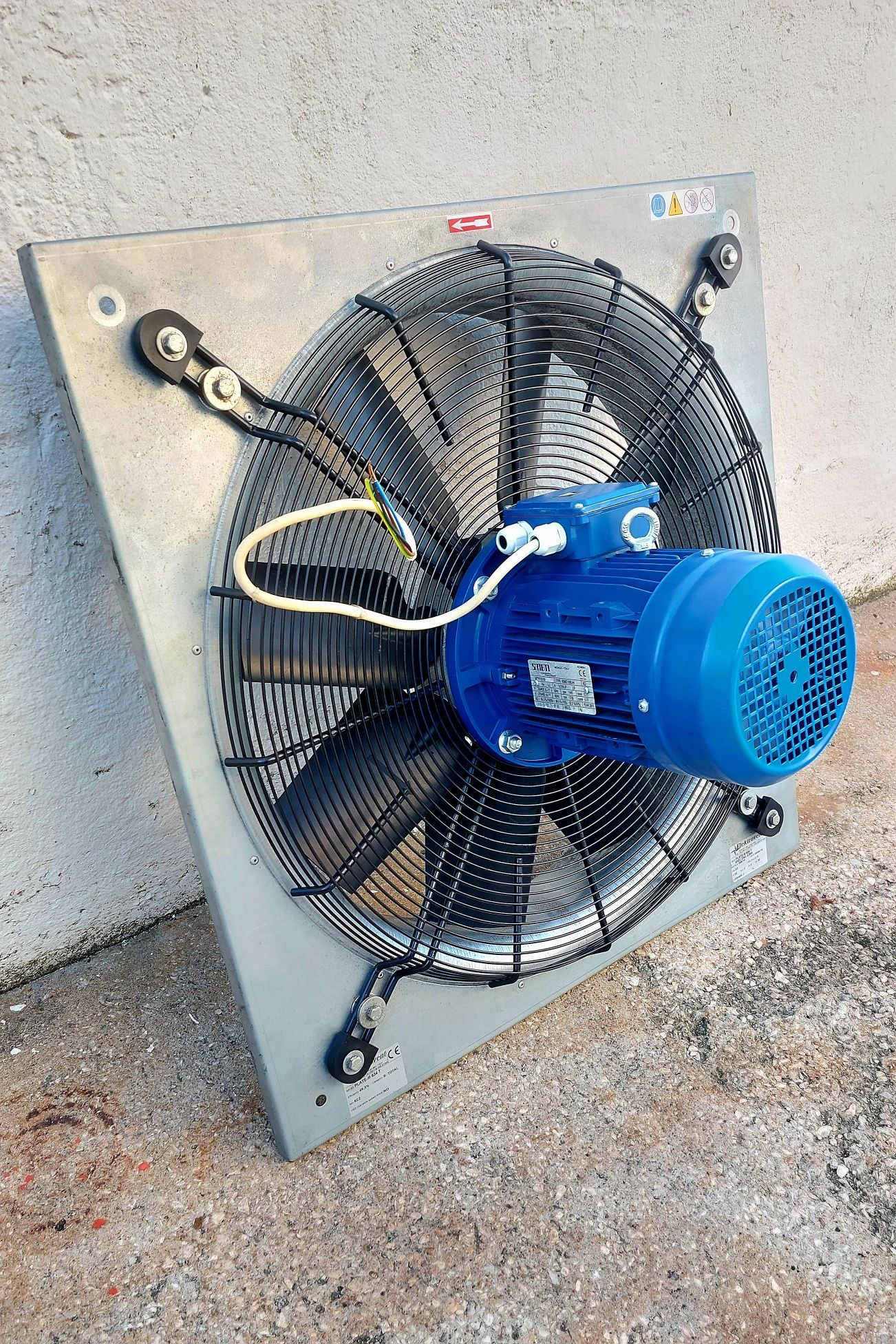 Ventilador extrator 15500 m3h Estufas pintura cabines pint.ura Ar fumo