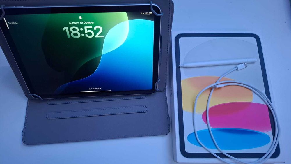 iPad (A16) Wi-Fi + Apple Pencil 128GB — Como Novo + Caixa Original