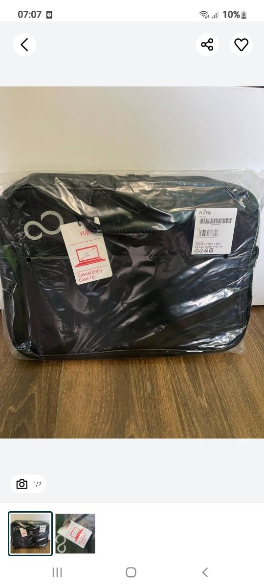 Nowa torba na laptopa  Fijitsu  entry case 16 na laptopa do