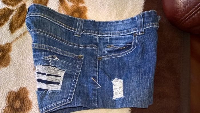 Stylowe spodenki/szorty dżinsowe (rozm. 158/164)