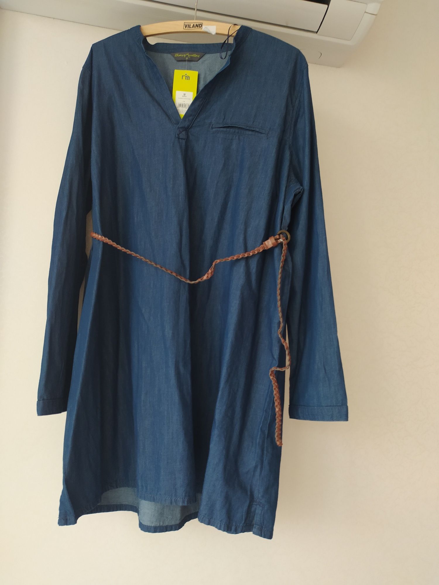 Mothercare блуза с длинным рукавом туника новая Англия р.46