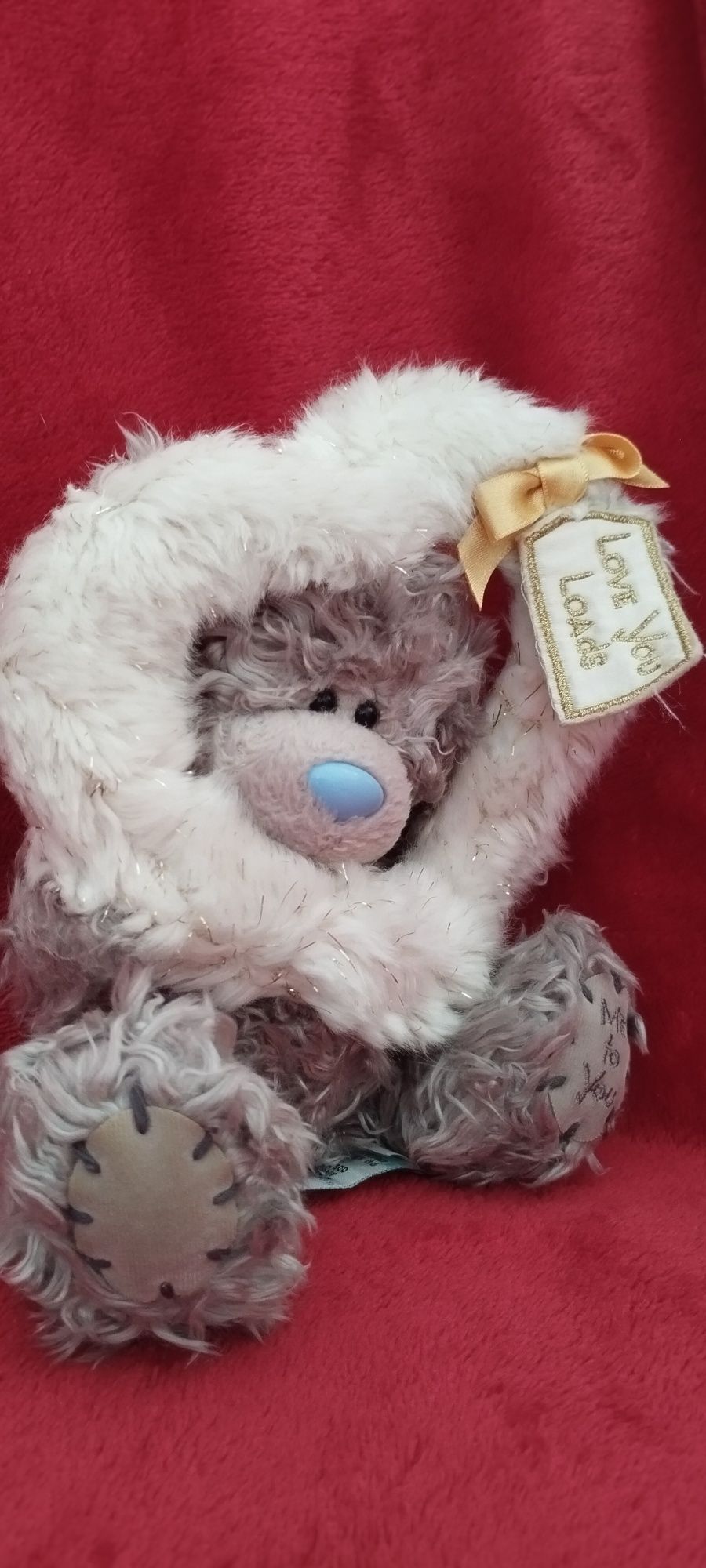 MIŚ - ME TO YOU - z napisem - Kocham Cię - ok. 15 CM