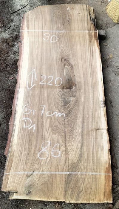 Dąb duże dechy 7 cm grubośći