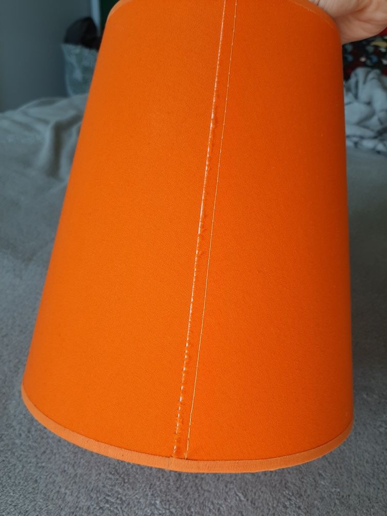 Pomarańczowy abażur do lampy wiszącej