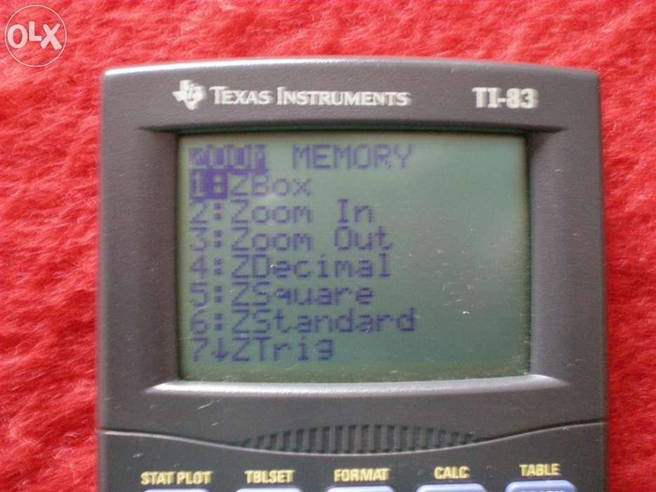 Calculadora gráfica texas instruments ti 83, semi nova