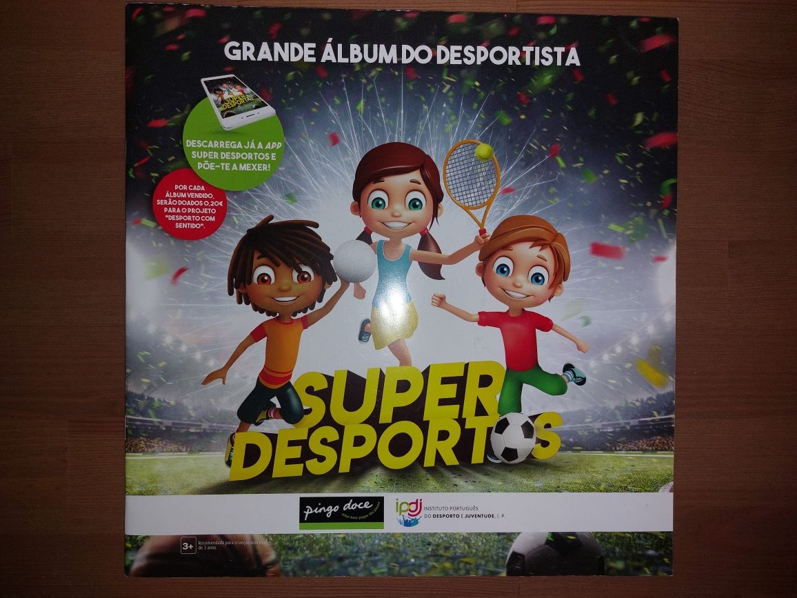 Caderneta Completa " Super Desportos "
