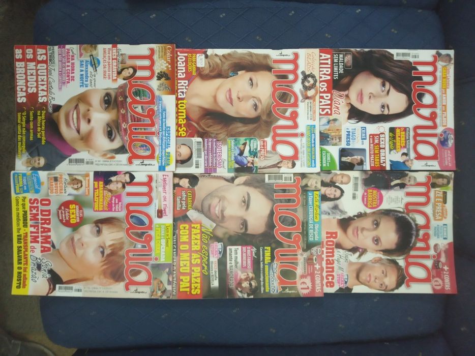 REVISTAS :  Ana, Mariana, Maria e Tele Novelas