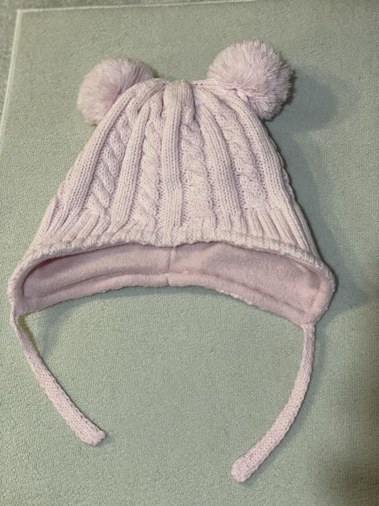 Тепла зимова шапка на дівчинку lc waikiki 48-50см