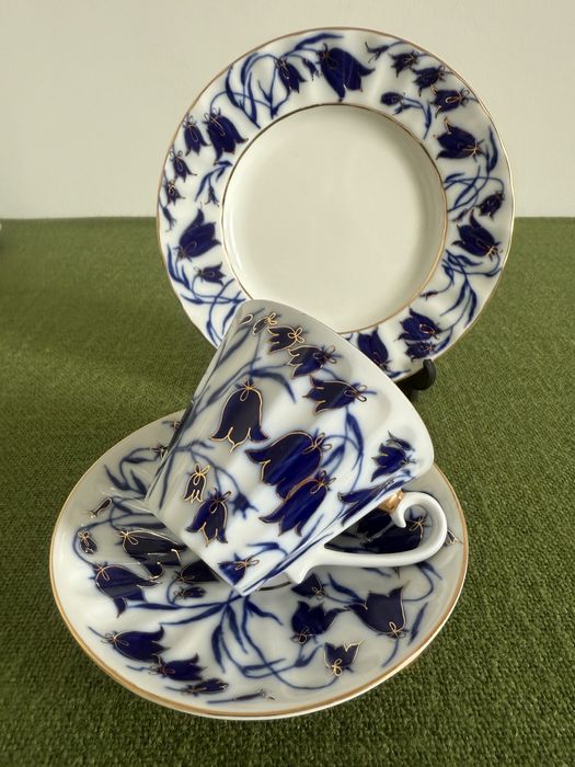 Porcelana łomonosow duzy zestaw śniadaniowy