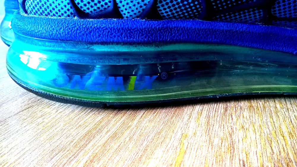 ONEMIX snekersy chrabowy niebieski poduszka AIR MAX