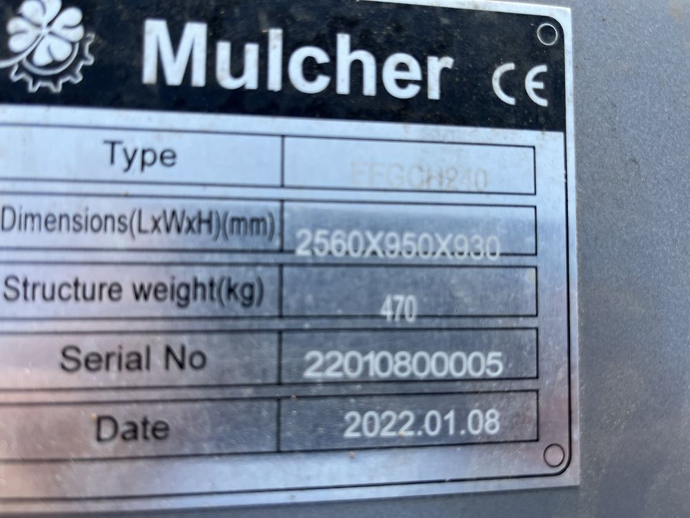 Mulczer tylno boczny 2,40m.Mulcher