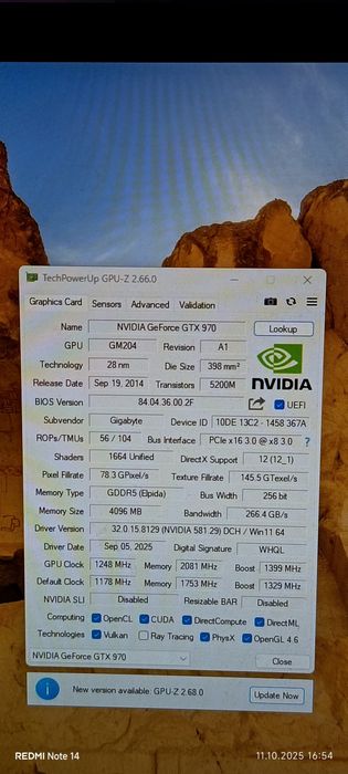 Gigabyte GTX 970 windforce