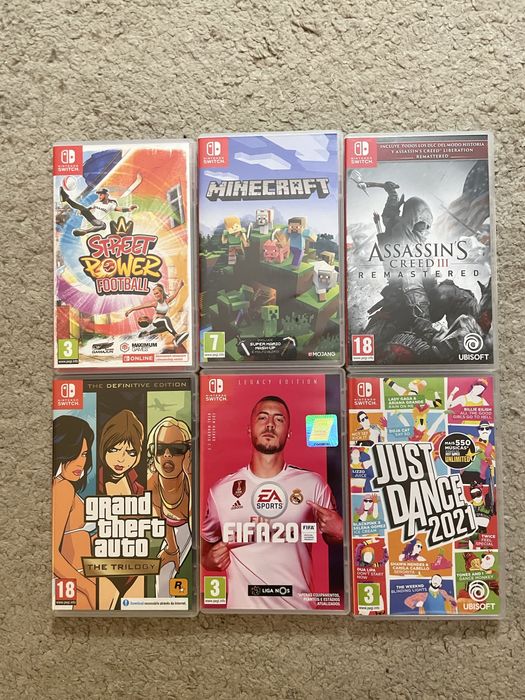 Lote jogos nintendo switch