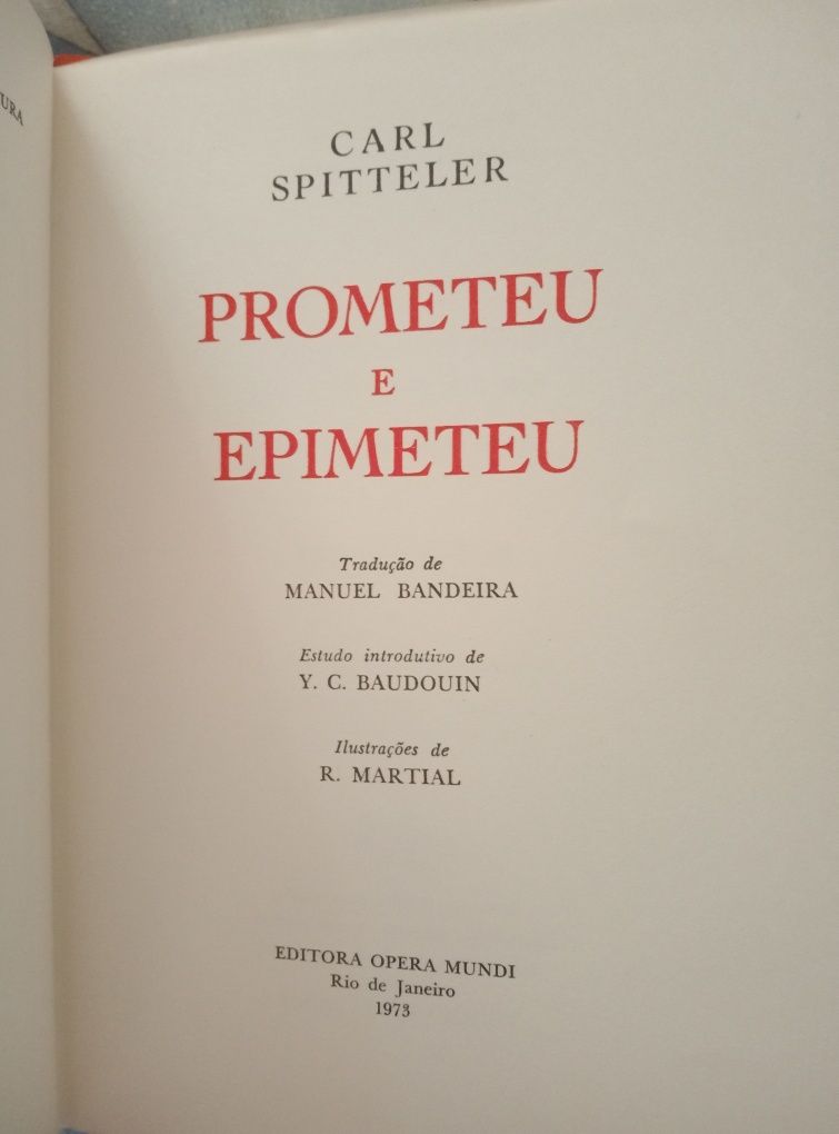 Prometeu e Epimeteu Carl Spitteler