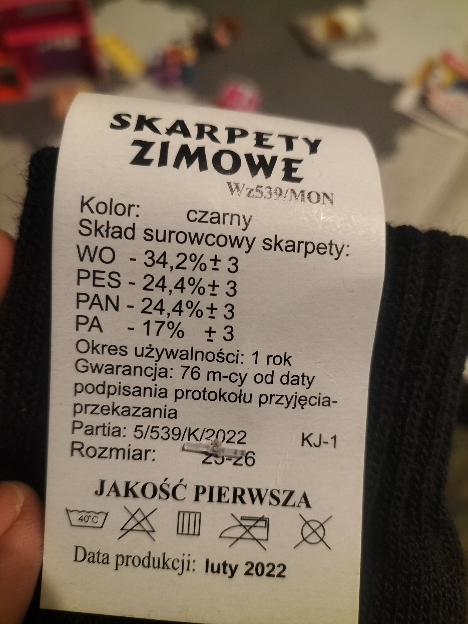 Zestaw skarpet wojskowych