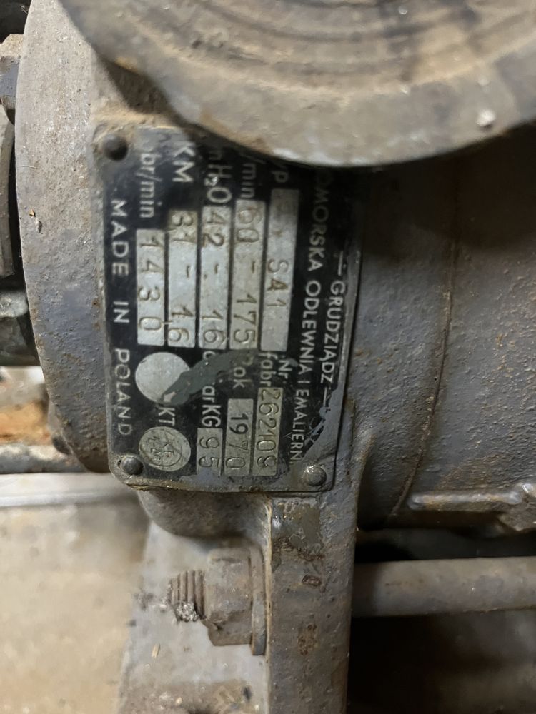Pompa ,Silnik indukcyjny 3kW 1440 obrotów  sprawny